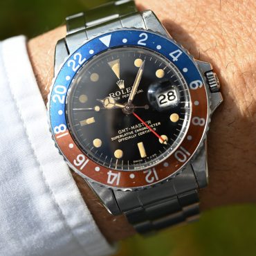 Rolex GMT 1675 Gilt mit Fullgloss Zifferblatt und Traumpatina