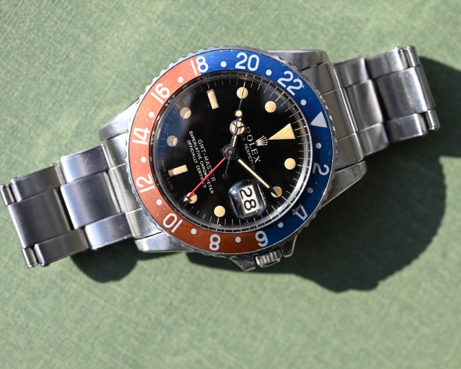 Rolex GMT 1675 Gilt mit Fullgloss Zifferblatt und Traumpatina – Bild 11