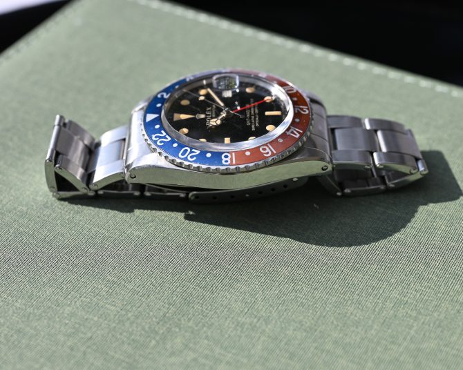 Rolex GMT 1675 Gilt mit Fullgloss Zifferblatt und Traumpatina – Bild 12