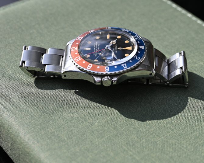 Rolex GMT 1675 Gilt mit Fullgloss Zifferblatt und Traumpatina – Bild 13