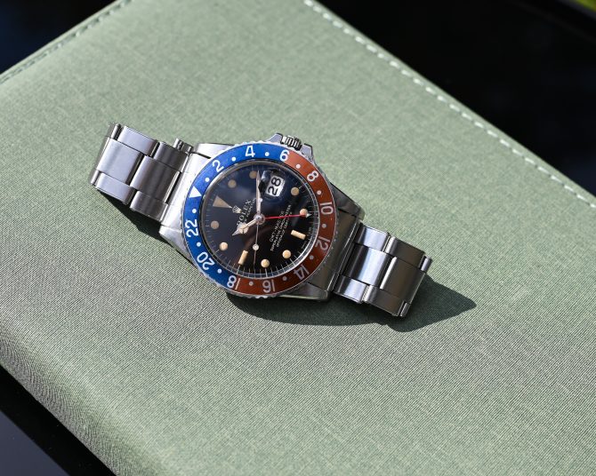 Rolex GMT 1675 Gilt mit Fullgloss Zifferblatt und Traumpatina – Bild 15