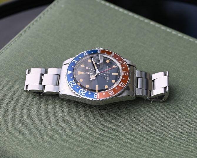 Rolex GMT 1675 Gilt mit Fullgloss Zifferblatt und Traumpatina – Bild 17
