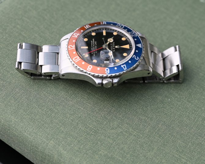 Rolex GMT 1675 Gilt mit Fullgloss Zifferblatt und Traumpatina – Bild 18