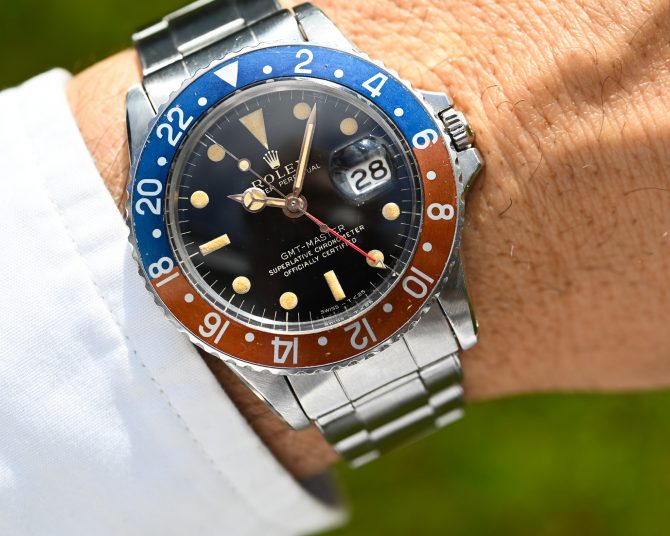 Rolex GMT 1675 Gilt mit Fullgloss Zifferblatt und Traumpatina – Bild 20