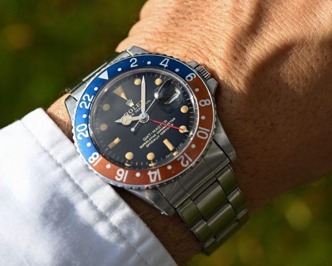 Rolex GMT 1675 Gilt mit Fullgloss Zifferblatt und Traumpatina – Bild 22