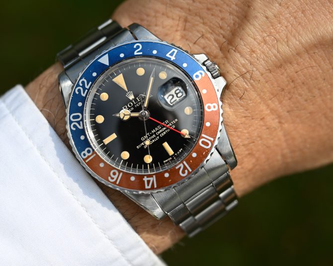 Rolex GMT 1675 Gilt mit Fullgloss Zifferblatt und Traumpatina – Bild 24