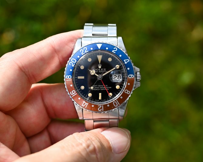 Rolex GMT 1675 Gilt mit Fullgloss Zifferblatt und Traumpatina – Bild 26