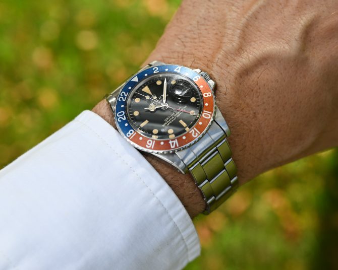 Rolex GMT 1675 Gilt mit Fullgloss Zifferblatt und Traumpatina – Bild 3