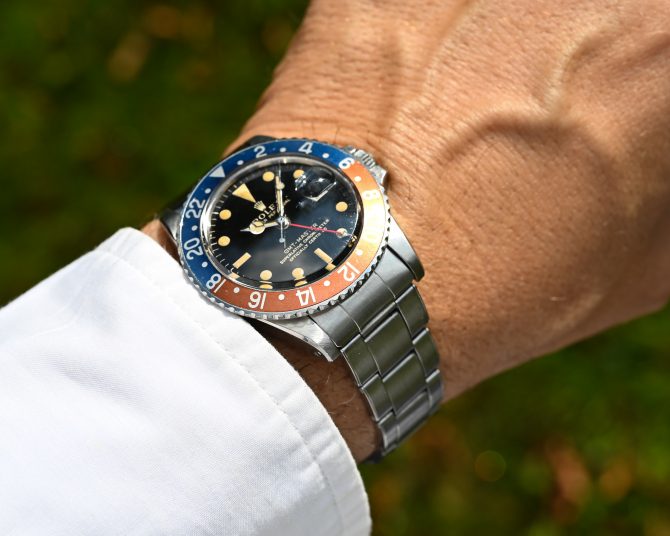 Rolex GMT 1675 Gilt mit Fullgloss Zifferblatt und Traumpatina – Bild 4