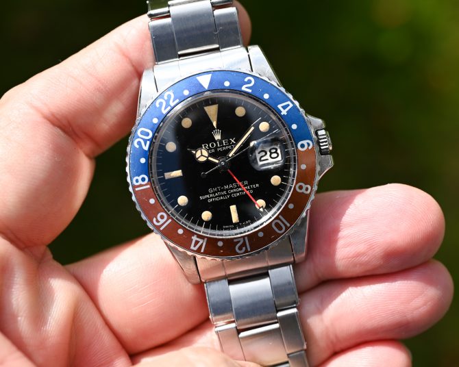 Rolex GMT 1675 Gilt mit Fullgloss Zifferblatt und Traumpatina – Bild 5