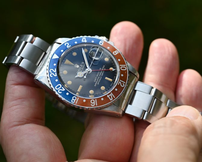 Rolex GMT 1675 Gilt mit Fullgloss Zifferblatt und Traumpatina – Bild 6