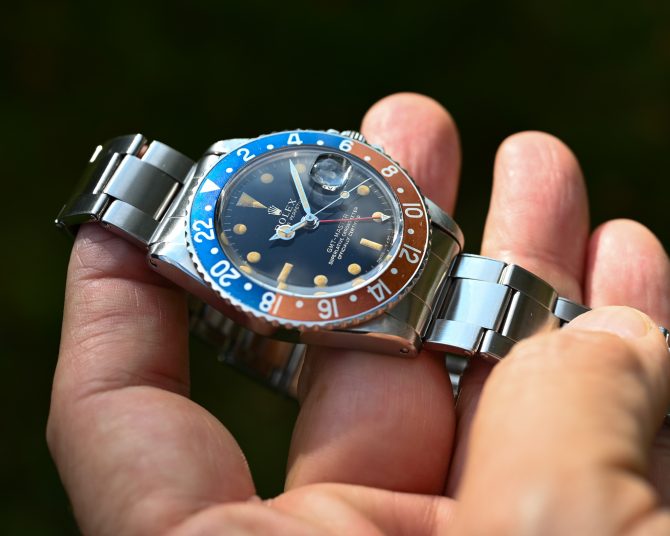 Rolex GMT 1675 Gilt mit Fullgloss Zifferblatt und Traumpatina – Bild 7