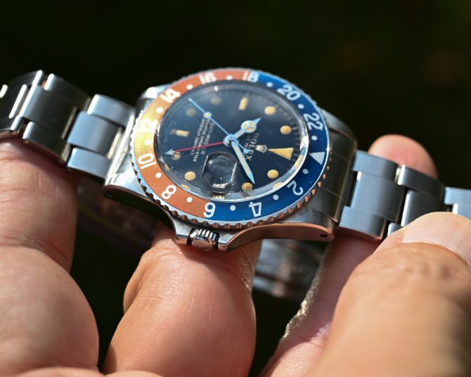 Rolex GMT 1675 Gilt mit Fullgloss Zifferblatt und Traumpatina – Bild 8