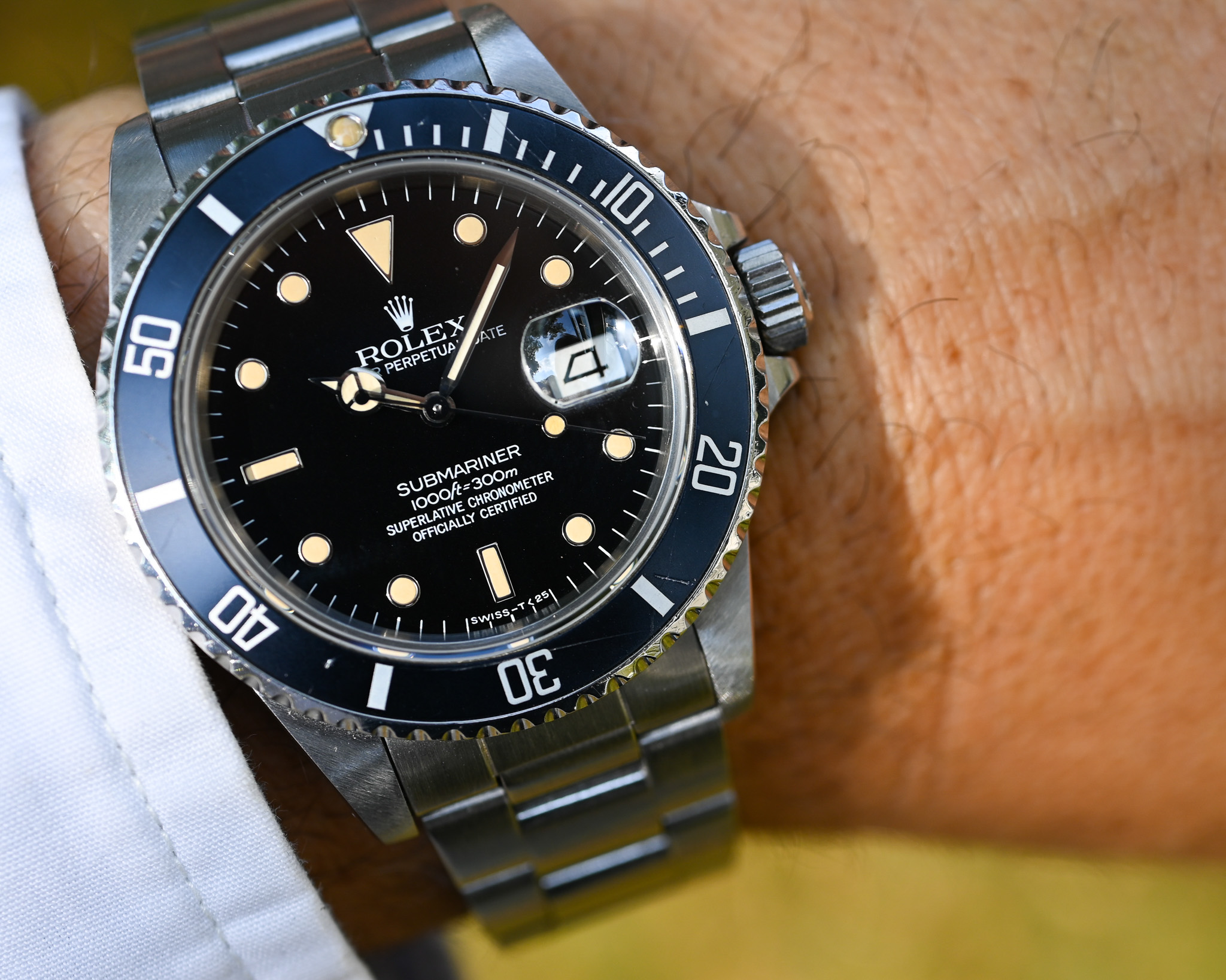 Rolex Submariner 16800 aus 1985 mit Papieren - Traum Patina ! – Bild 10