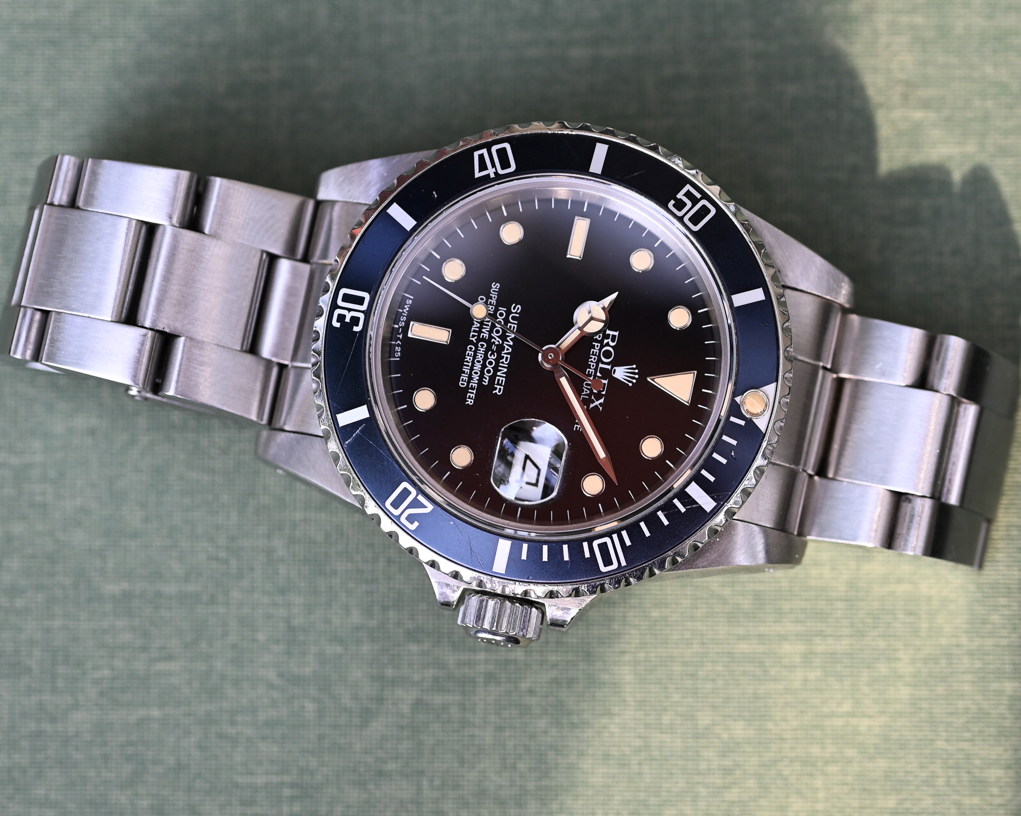 Rolex Submariner 16800 aus 1985 mit Papieren - Traum Patina ! – Bild 14