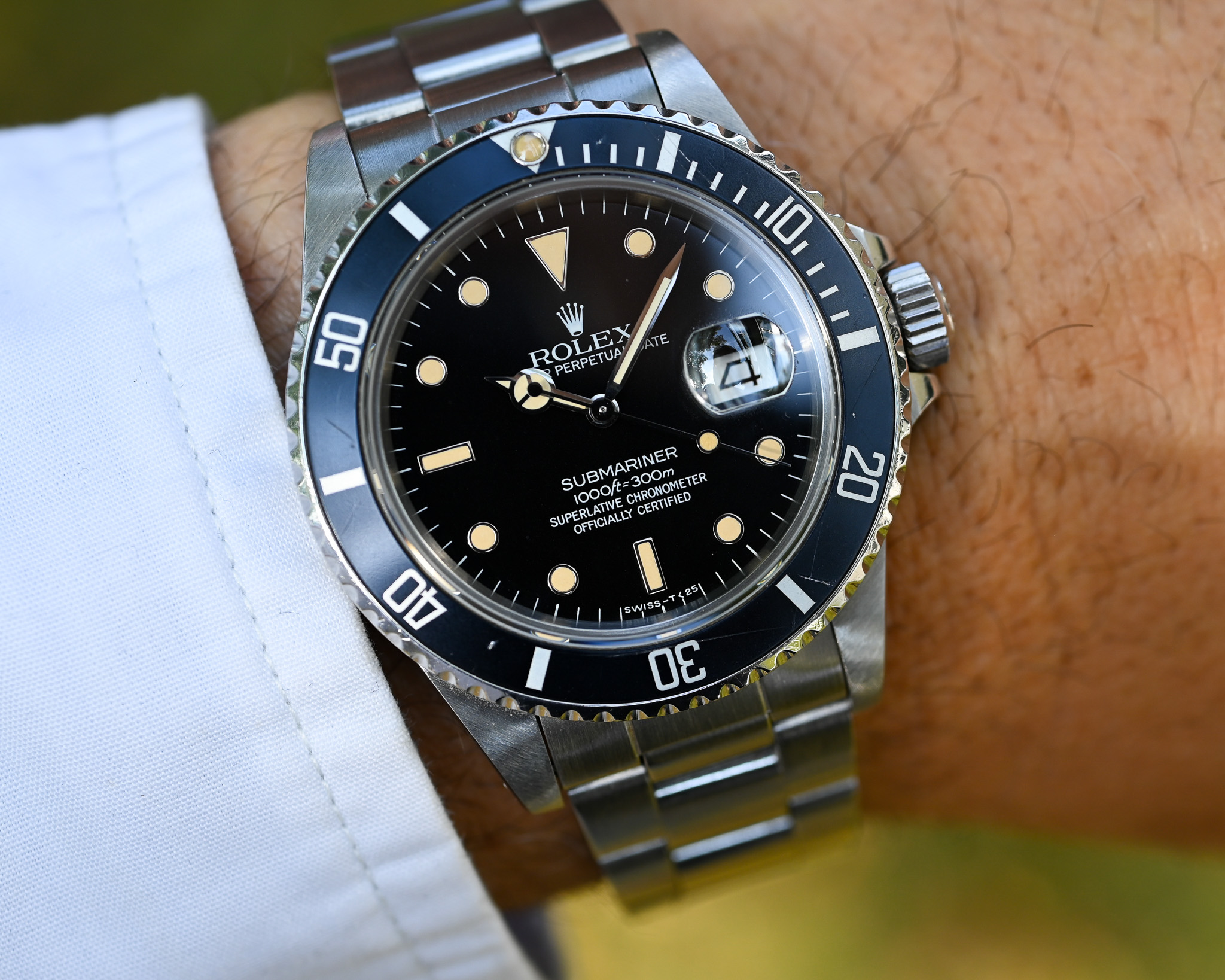 Rolex Submariner 16800 aus 1985 mit Papieren - Traum Patina ! – Bild 19