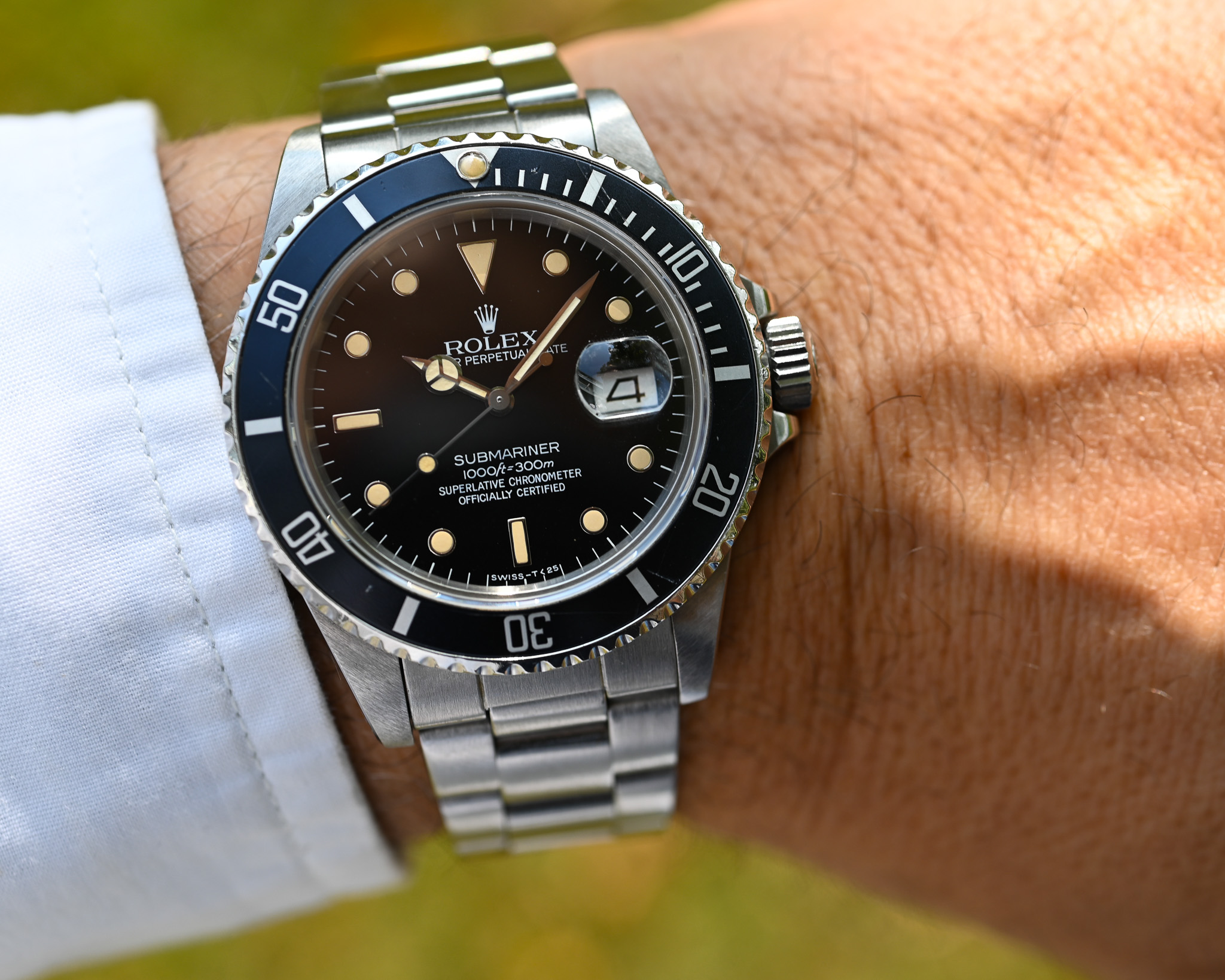 Rolex Submariner 16800 aus 1985 mit Papieren - Traum Patina ! – Bild 22