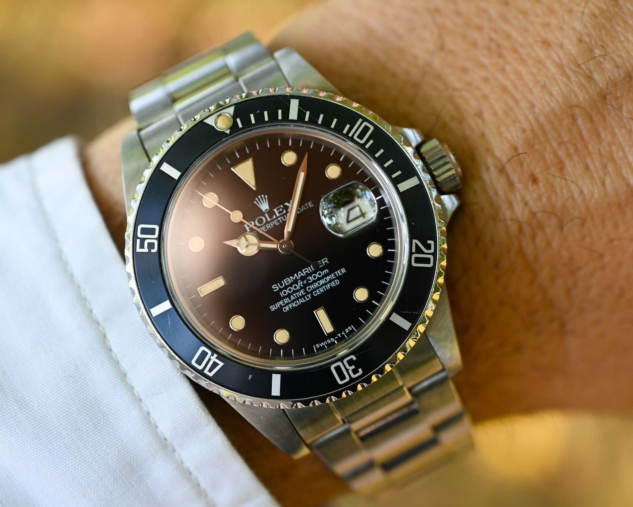 Rolex Submariner 16800 aus 1985 mit Papieren - Traum Patina ! – Bild 6