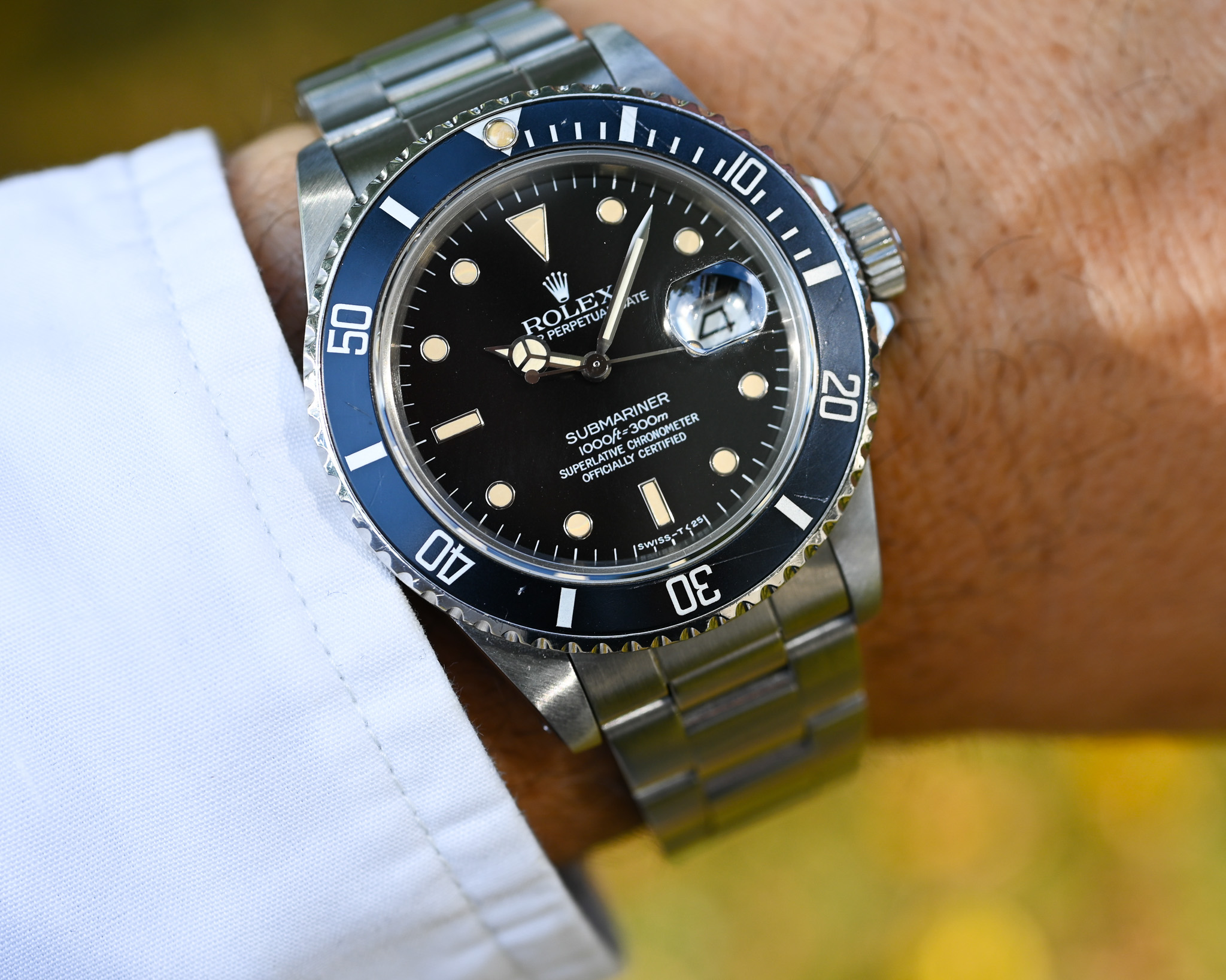 Rolex Submariner 16800 aus 1985 mit Papieren - Traum Patina ! – Bild 9