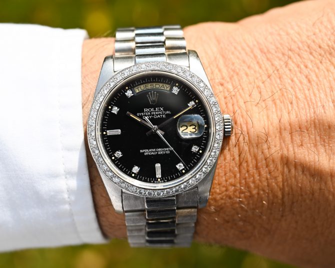 Rolex Day-Date 18049 in Weißgold – Nahezu perfekter Originalzustand – Bild 11