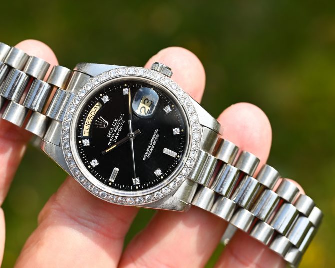Rolex Day-Date 18049 in Weißgold – Nahezu perfekter Originalzustand – Bild 14