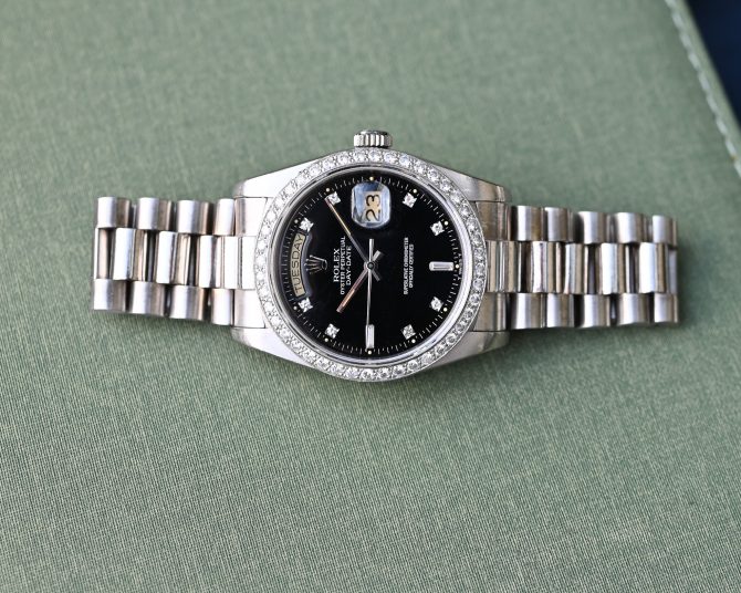 Rolex Day-Date 18049 in Weißgold – Nahezu perfekter Originalzustand – Bild 6