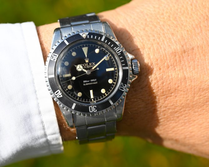Rolex Submariner 5512 Pointed Crown Guard - Erstes Chapterringdial aus 1960
