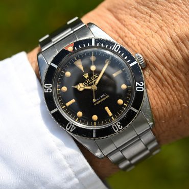 Rolex Submariner 6536-1 Militärischer Hintergrund mit CI Gravur "Cuerpo de Infantería"