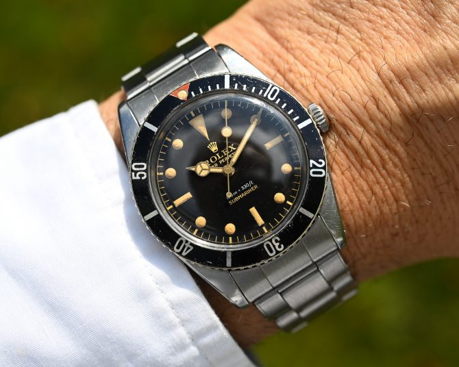 Rolex Submariner 6536-1 Militärischer Hintergrund mit CI Gravur "Cuerpo de Infantería"