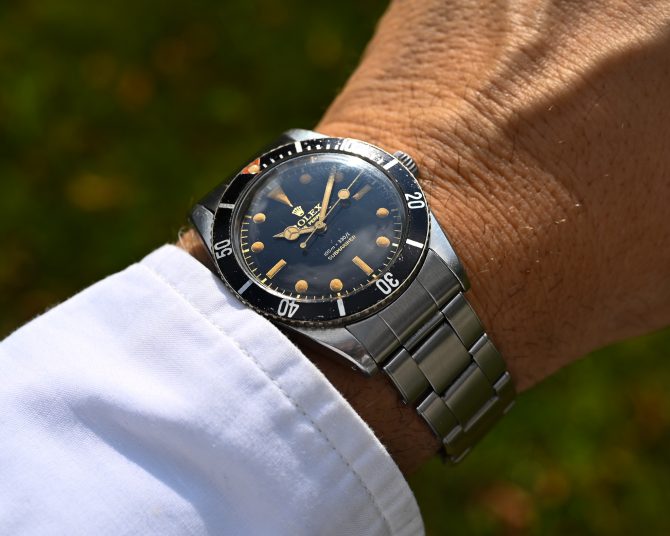 Rolex Submariner 6536-1 Militärischer Hintergrund mit CI Gravur "Cuerpo de Infantería" – Bild 2