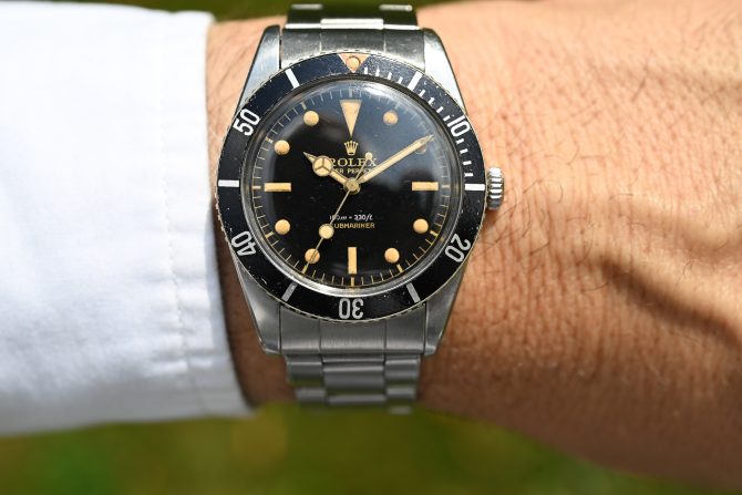 Rolex Submariner 6536-1 Militärischer Hintergrund mit CI Gravur "Cuerpo de Infantería" – Bild 4