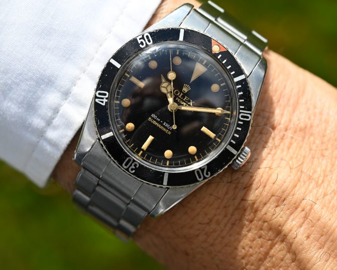 Rolex Submariner 6536-1 Militärischer Hintergrund mit CI Gravur "Cuerpo de Infantería" – Bild 5