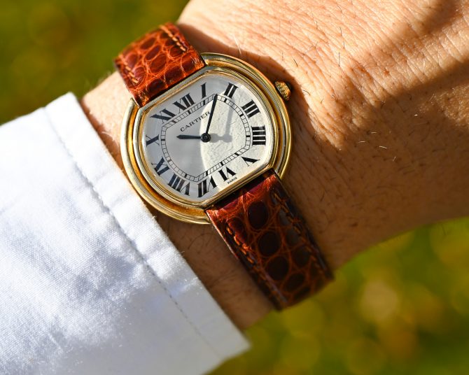 Cartier Ellipse Paris 78091 18 Karat Gelbgold