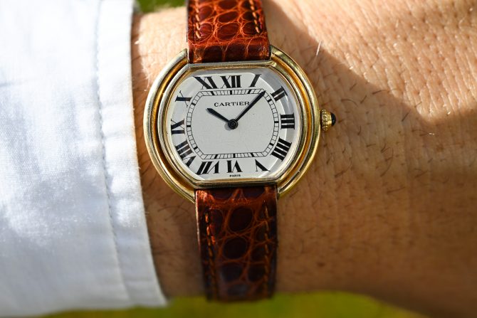 Cartier Ellipse Paris 78091 18 Karat Gelbgold – Bild 2