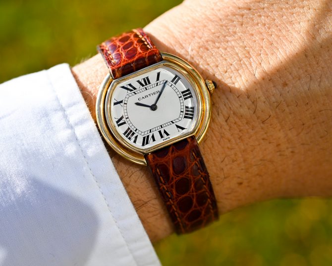 Cartier Ellipse Paris 78091 18 Karat Gelbgold – Bild 3