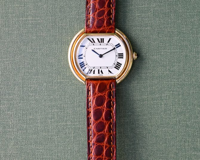 Cartier Ellipse Paris 78091 18 Karat Gelbgold – Bild 8