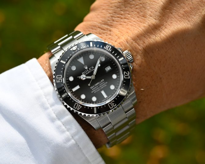 Rolex Sea-Dweller 116600 Fullet mit frischer Rolex Servicekarte
