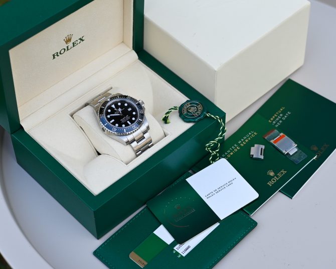 Rolex Sea-Dweller 116600 Fullet mit frischer Rolex Servicekarte – Bild 2