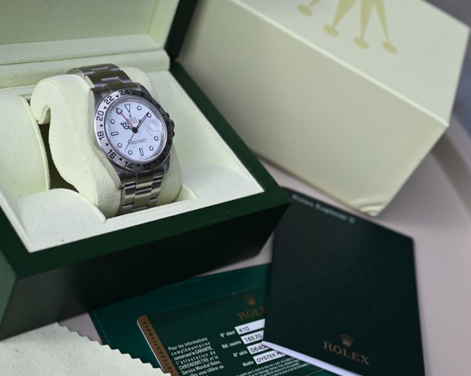 Rolex Explorer 2 - Modell 16570 aka Polar im Fullset – Bild 2