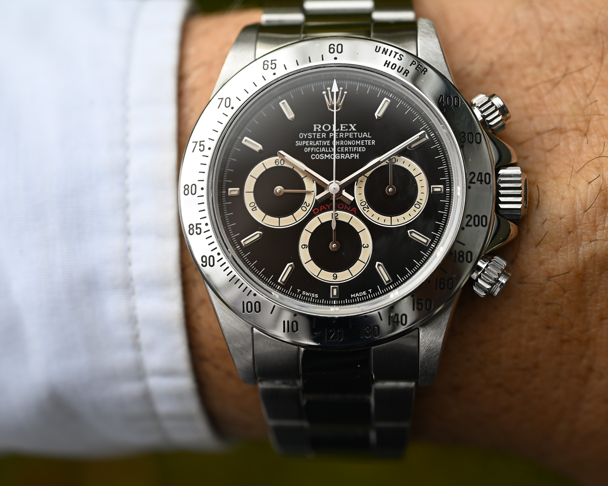 Rolex Daytona 16520 X Serie, inverted-6 Fullset mit Erstkäuferrechnung im extrem guten Zustand – Bild 13