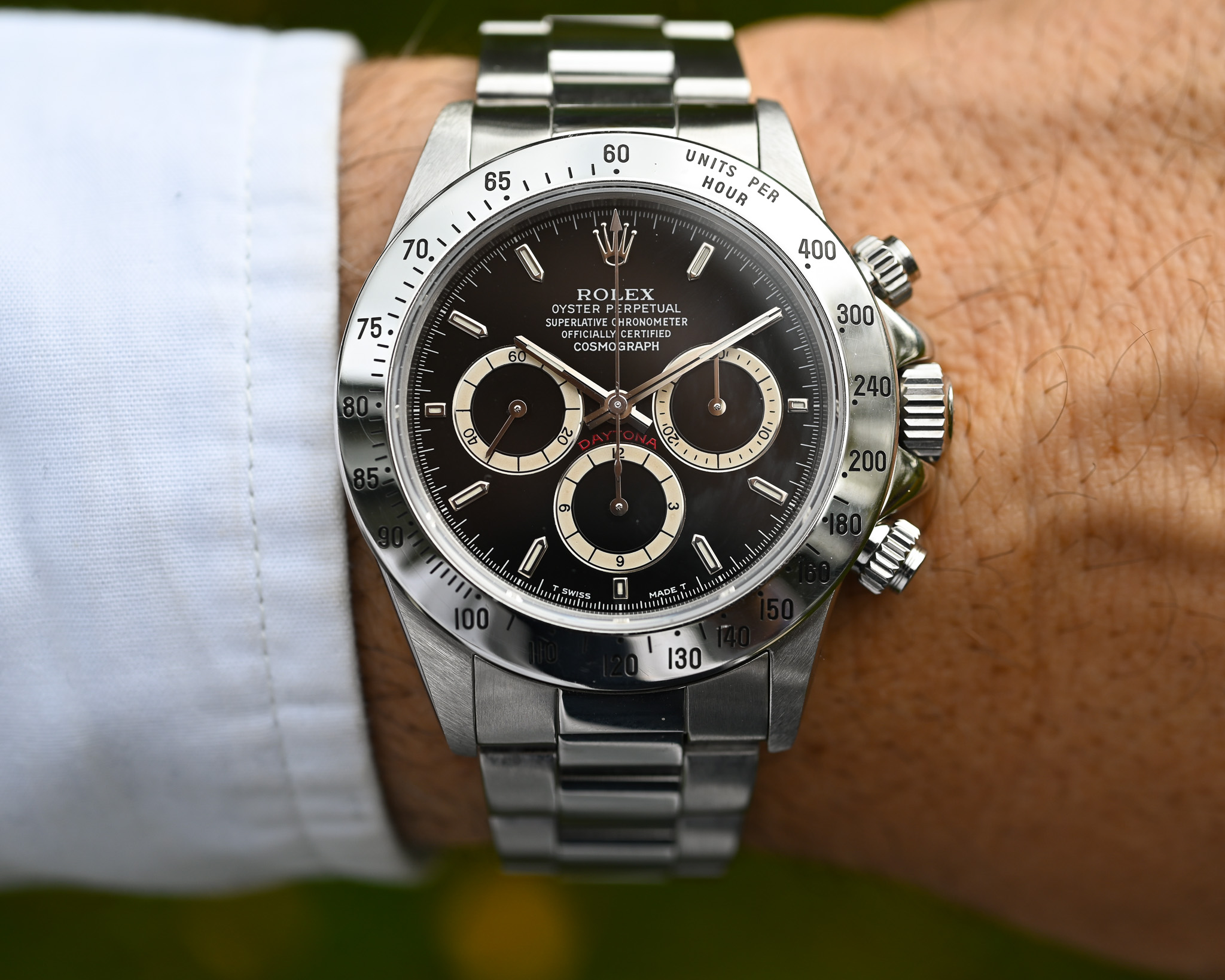 Rolex Daytona 16520 X Serie, inverted-6 Fullset mit Erstkäuferrechnung im extrem guten Zustand – Bild 14