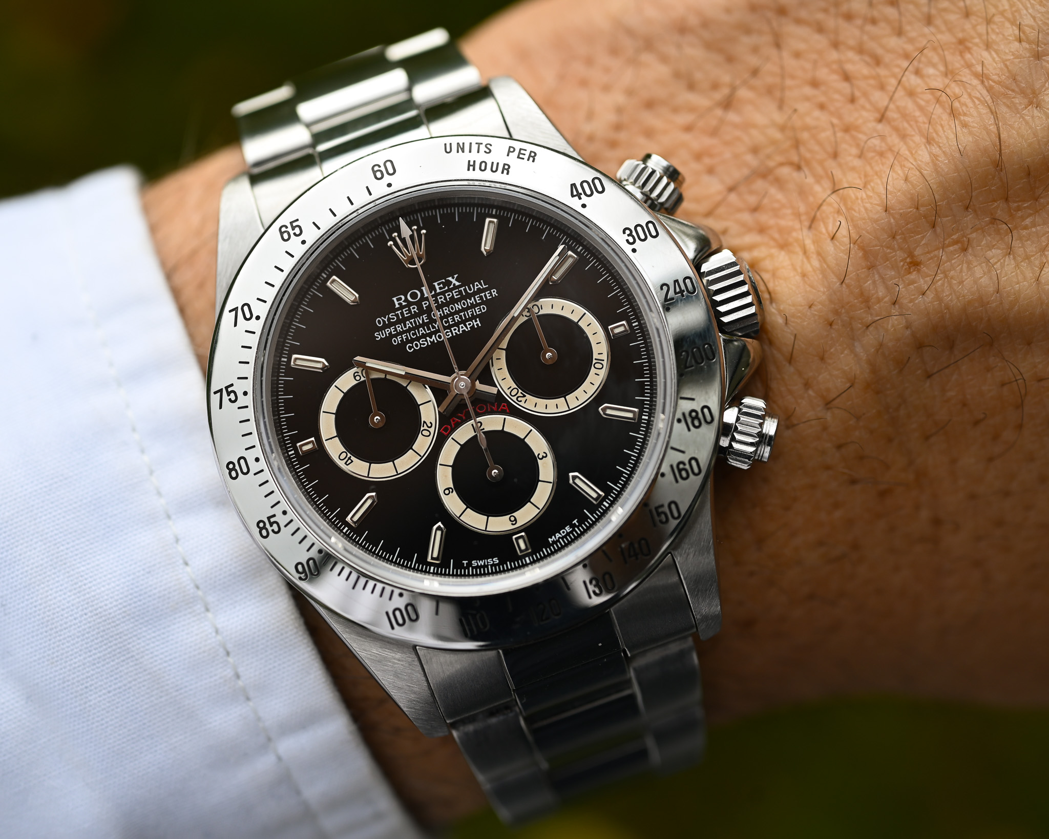 Rolex Daytona 16520 X Serie, inverted-6 Fullset mit Erstkäuferrechnung im extrem guten Zustand – Bild 2