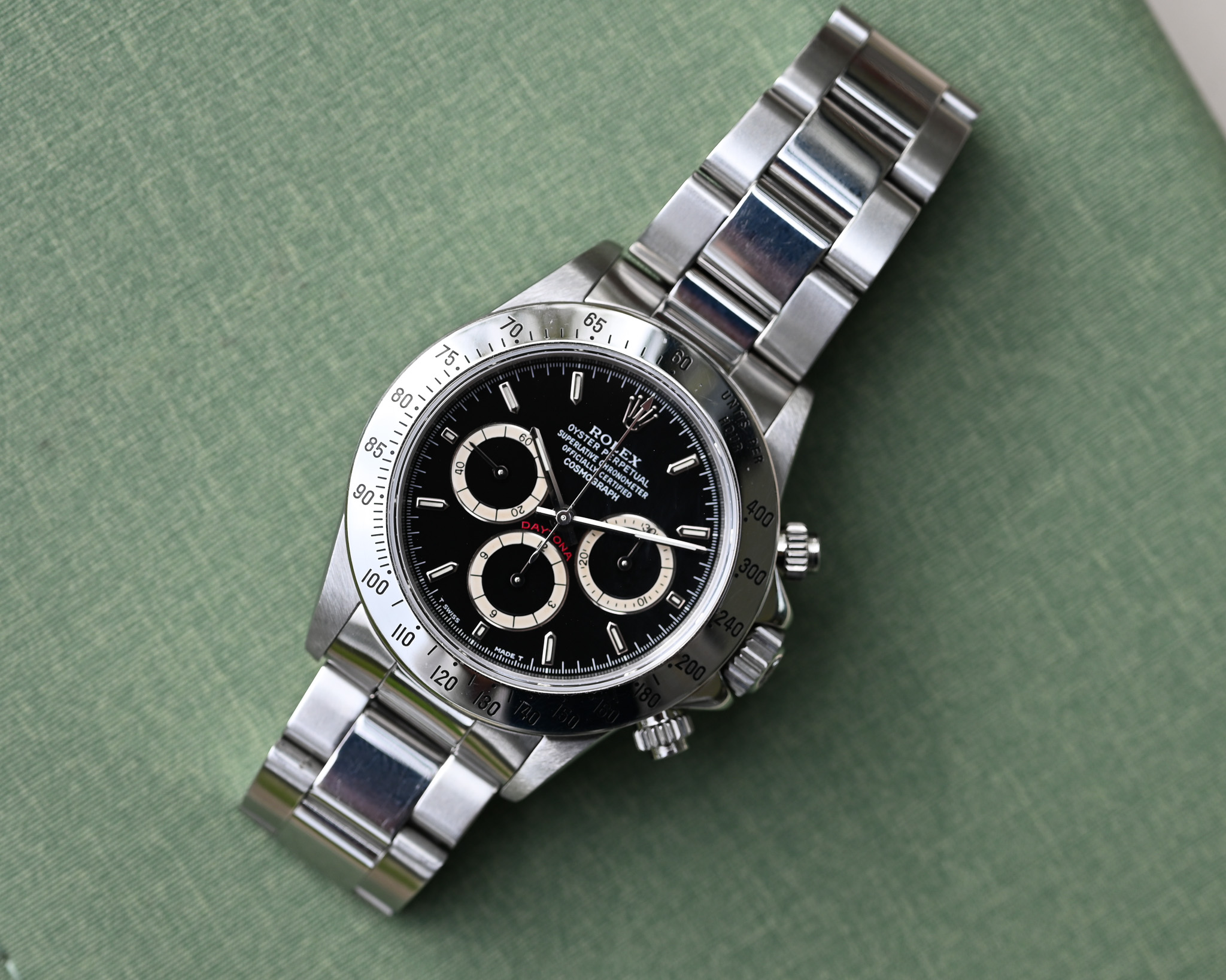 Rolex Daytona 16520 X Serie, inverted-6 Fullset mit Erstkäuferrechnung im extrem guten Zustand – Bild 8