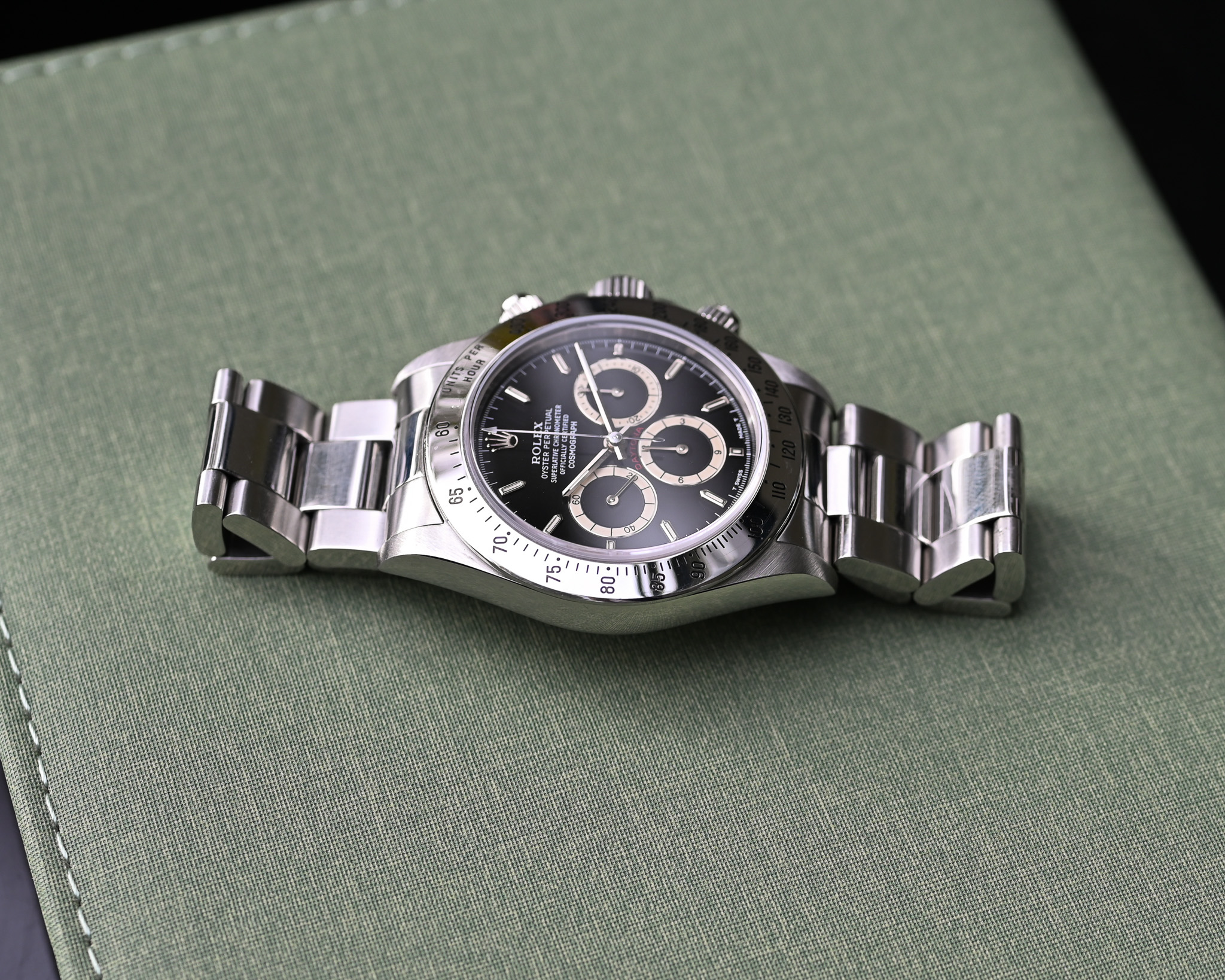Rolex Daytona 16520 X Serie, inverted-6 Fullset mit Erstkäuferrechnung im extrem guten Zustand – Bild 9