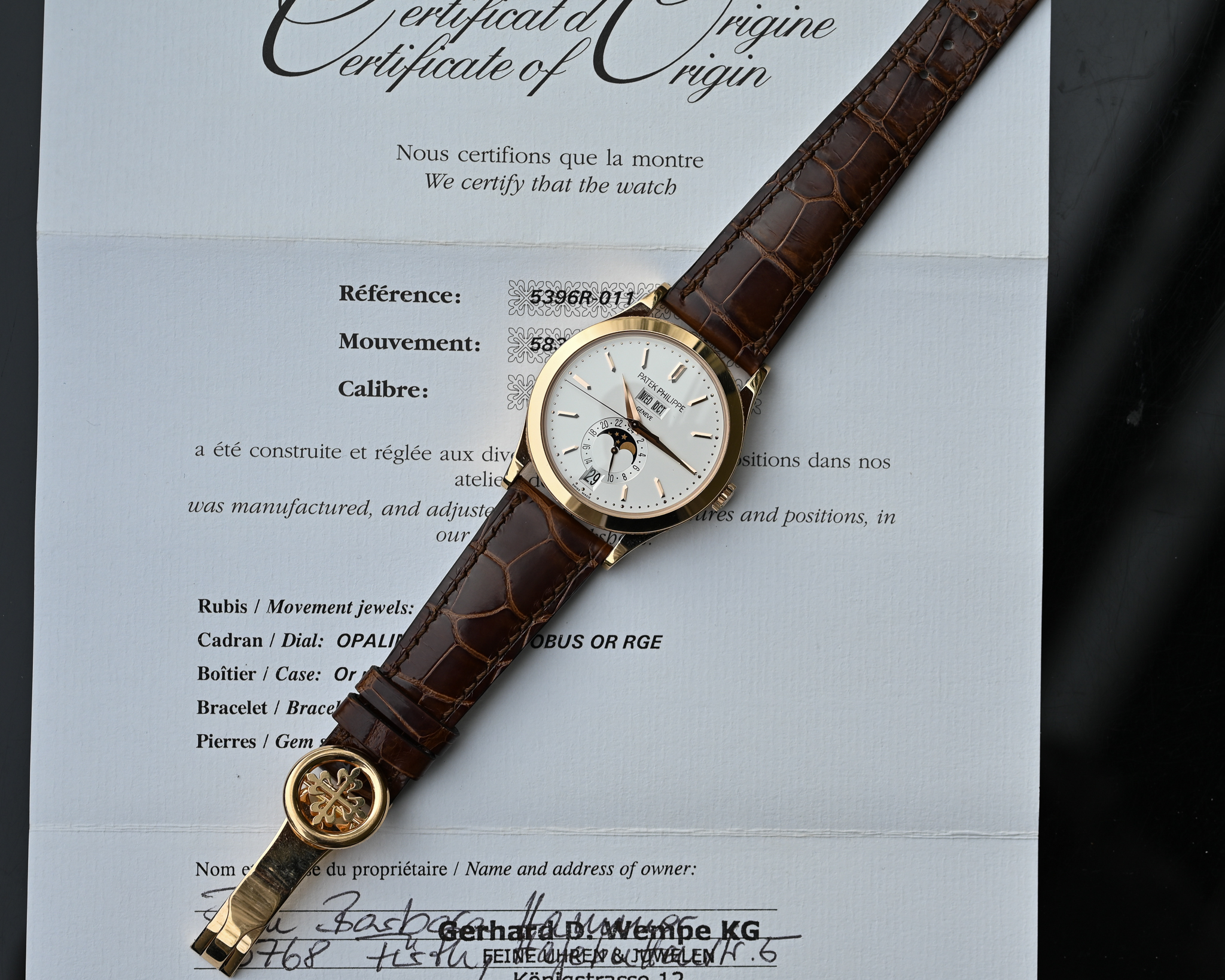 Patek Philippe Jahreskalender 5396R-011 Fullset – Bild 11