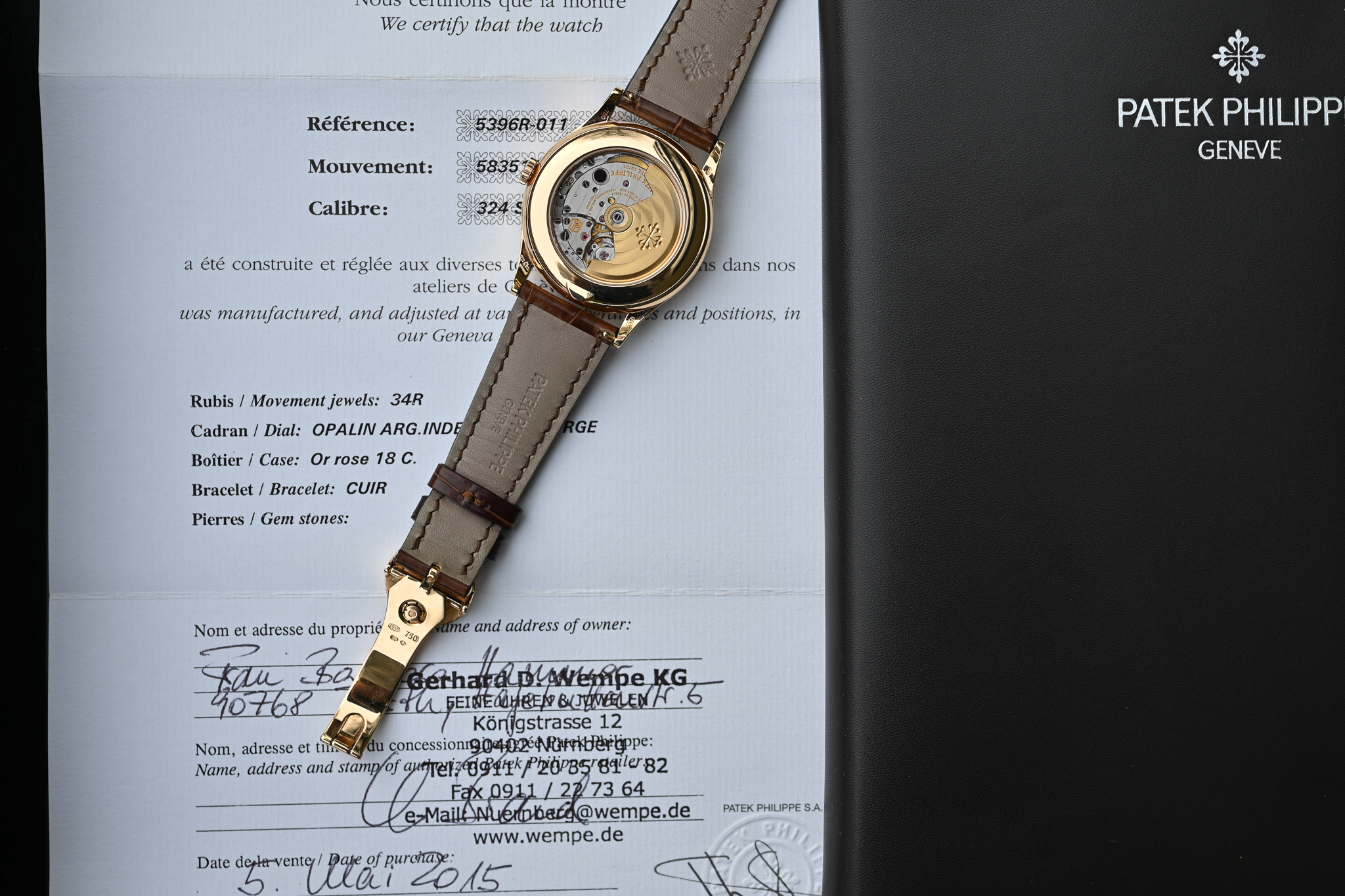 Patek Philippe Jahreskalender 5396R-011 Fullset – Bild 16