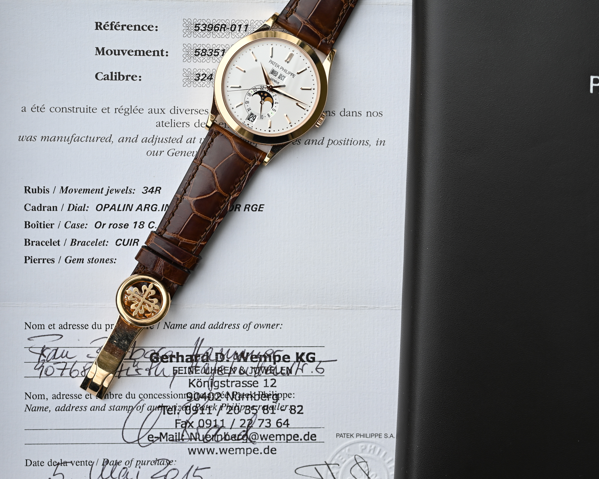 Patek Philippe Jahreskalender 5396R-011 Fullset – Bild 17