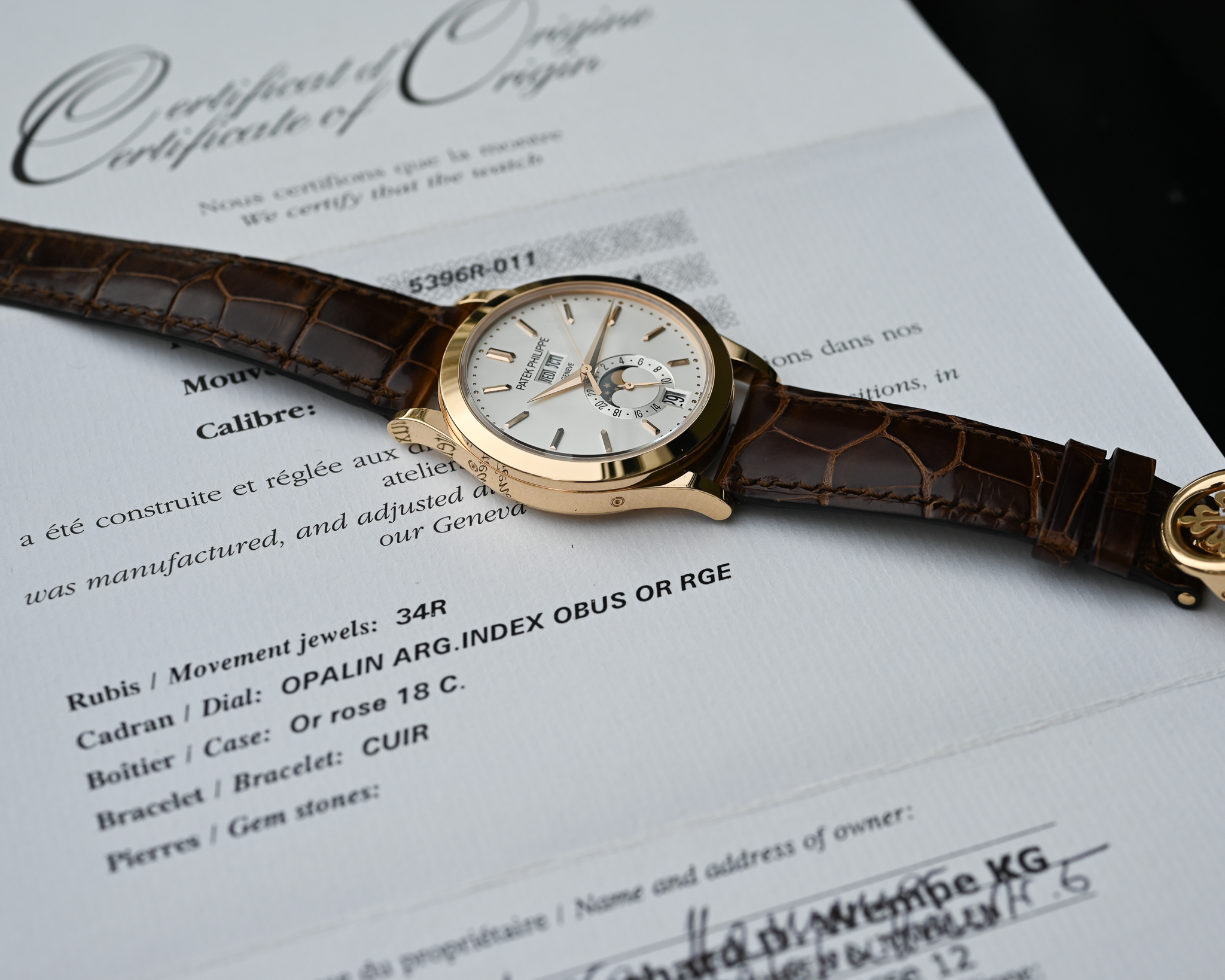 Patek Philippe Jahreskalender 5396R-011 Fullset – Bild 18