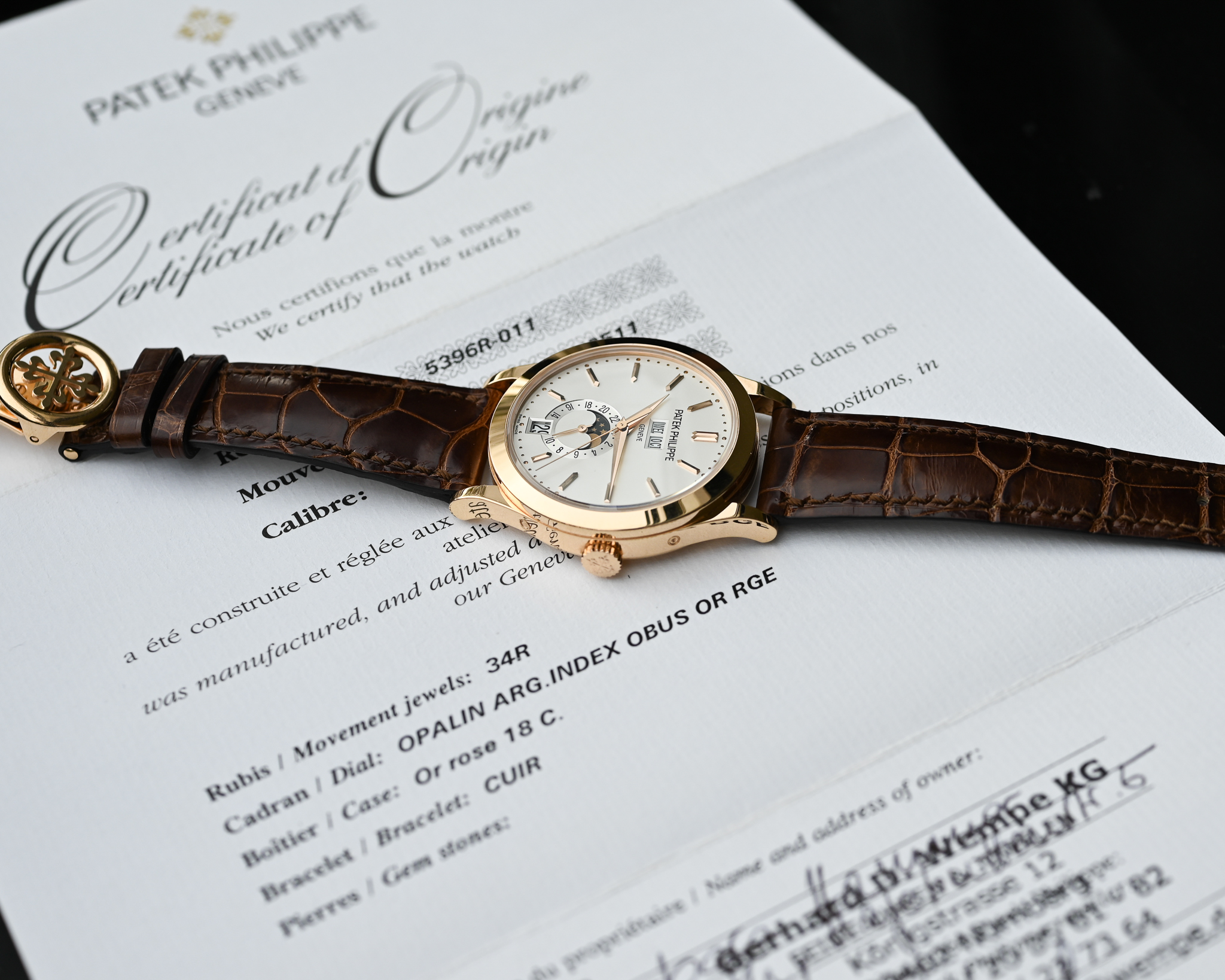 Patek Philippe Jahreskalender 5396R-011 Fullset – Bild 9