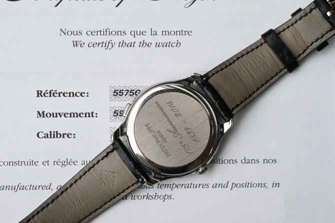 Patek Philippe 5575G – Weltzeit Mondphase (175th Anniversary Edition) – Bild 14